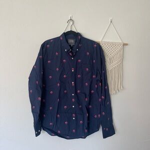 Bonobos Slim Fit Printed Button Down Long Sleeve Shirt